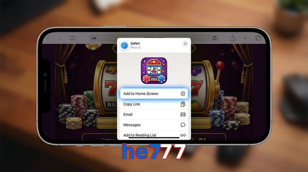 Game list for He777 ios section